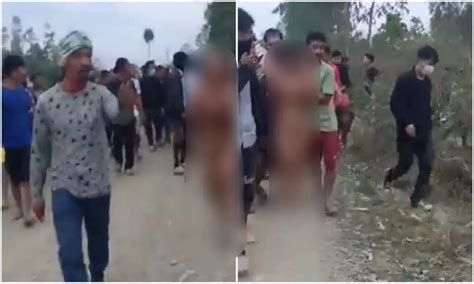 manipur issue video original|Video of two naked women being harassed draws attention to。